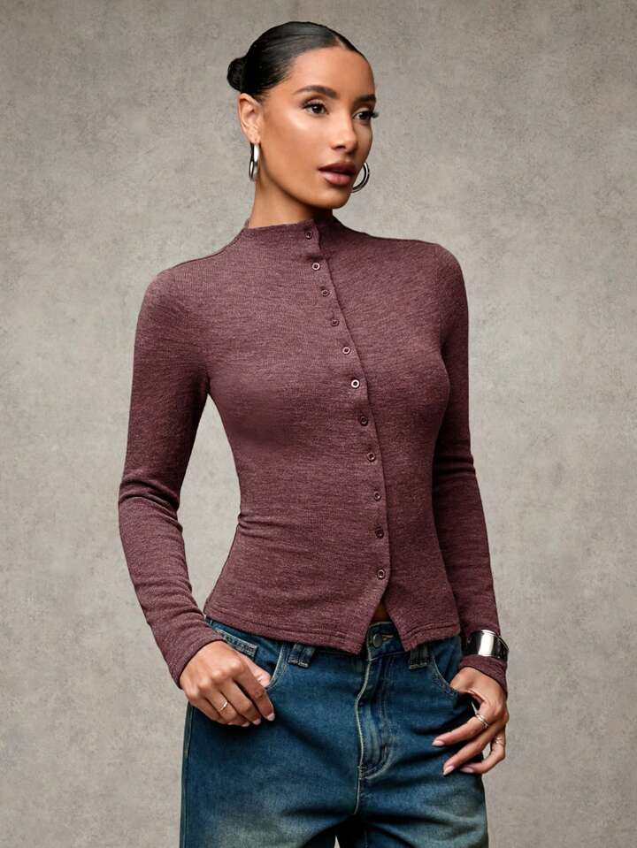 Ellari | gray black summer top