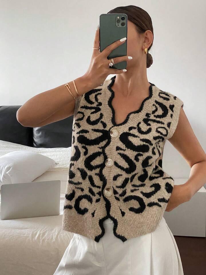 Ellari | leopard chic vest