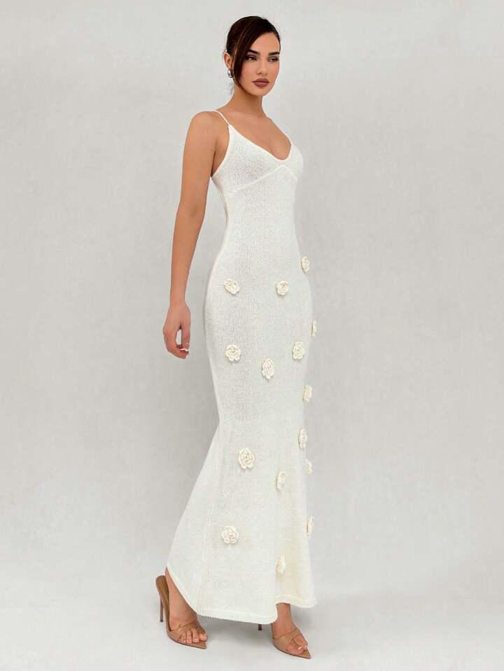 Ellari | white flower dress