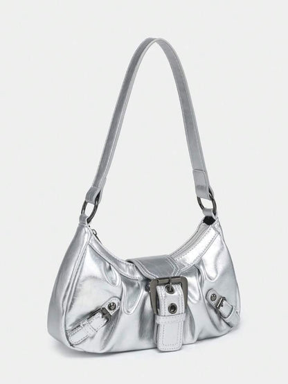 Ellari | metalic super nova silver bag